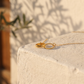 Double Circle Name Necklace