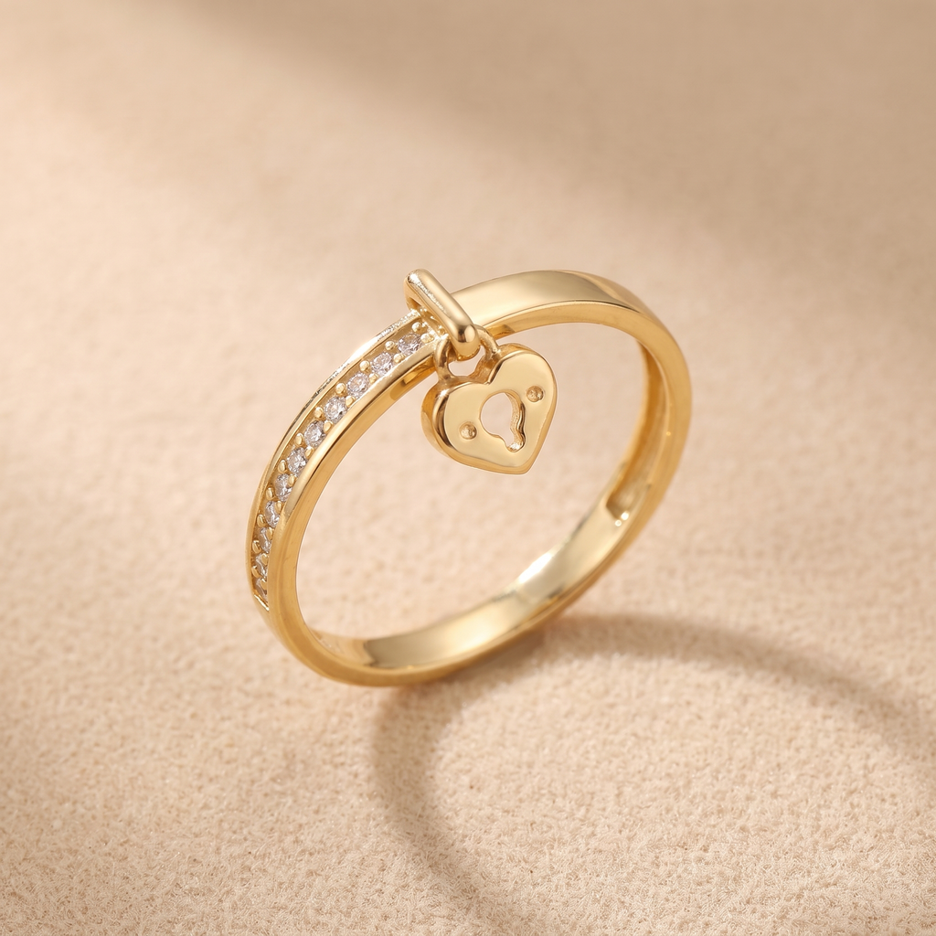 Heart Lock Ring