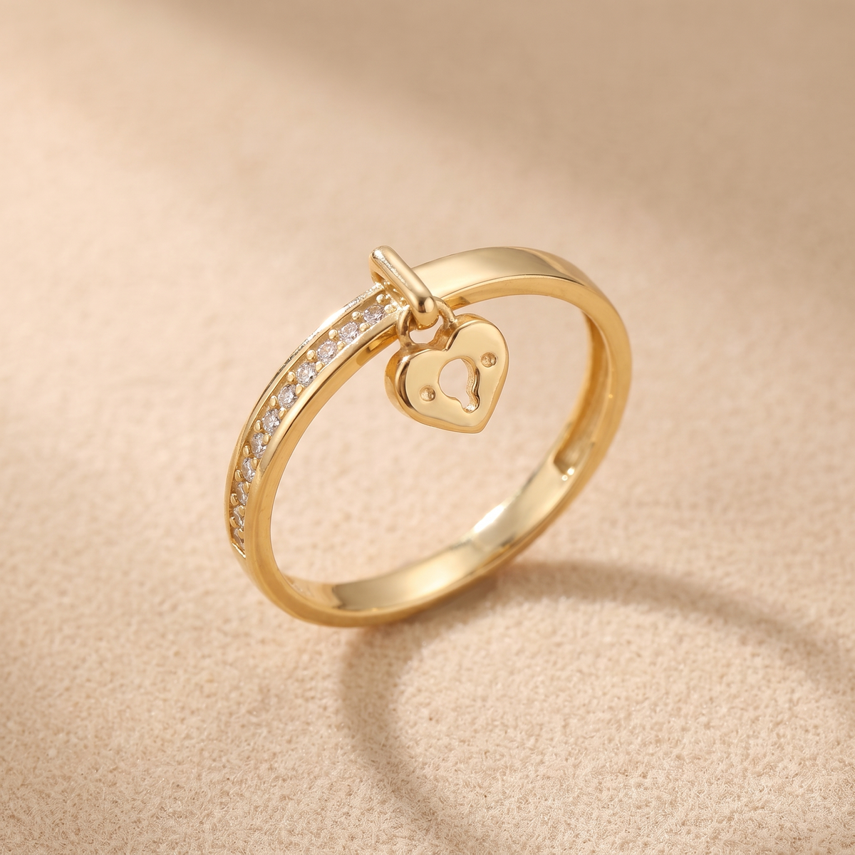 Heart Lock Ring