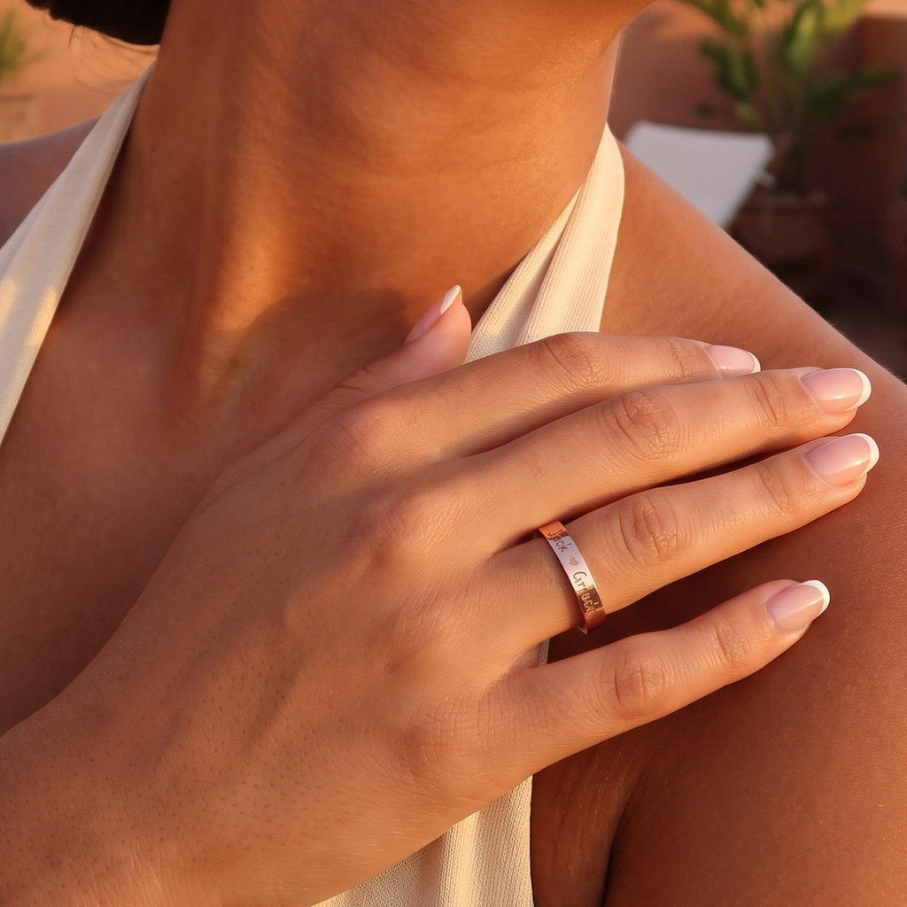 Couple Name Ring