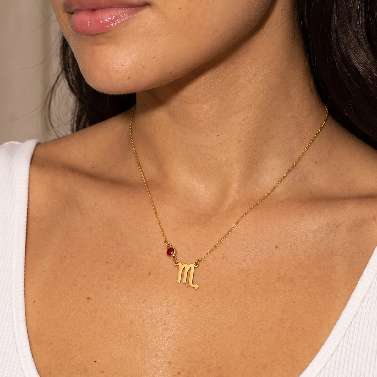 Zodiac Birthstone Necklace