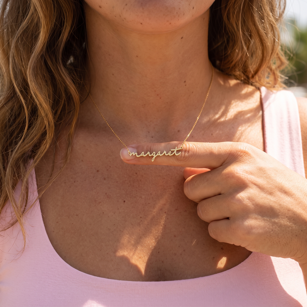 Lowercase Name Necklace