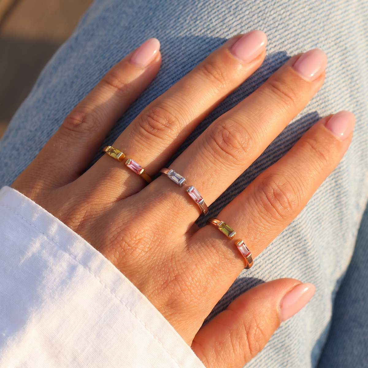 Two Birthstone Ring