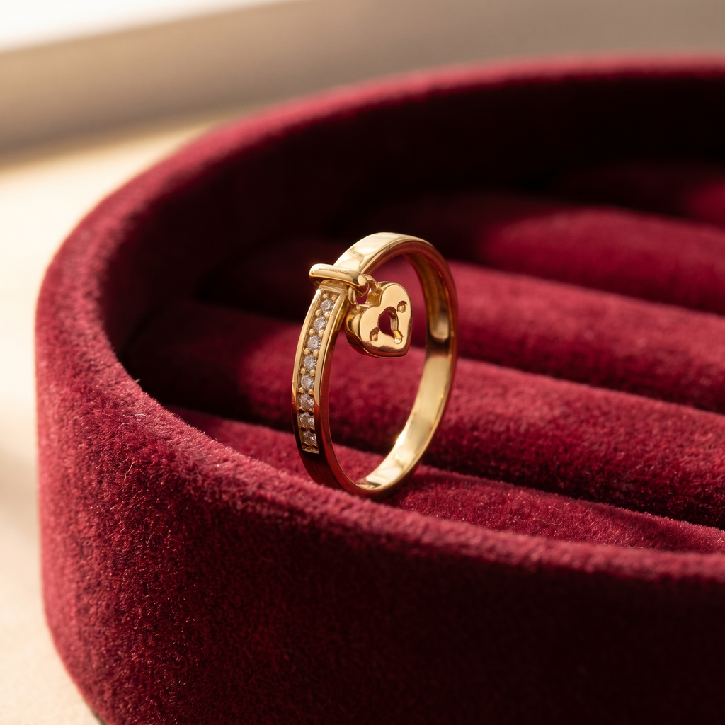 Heart Lock Ring