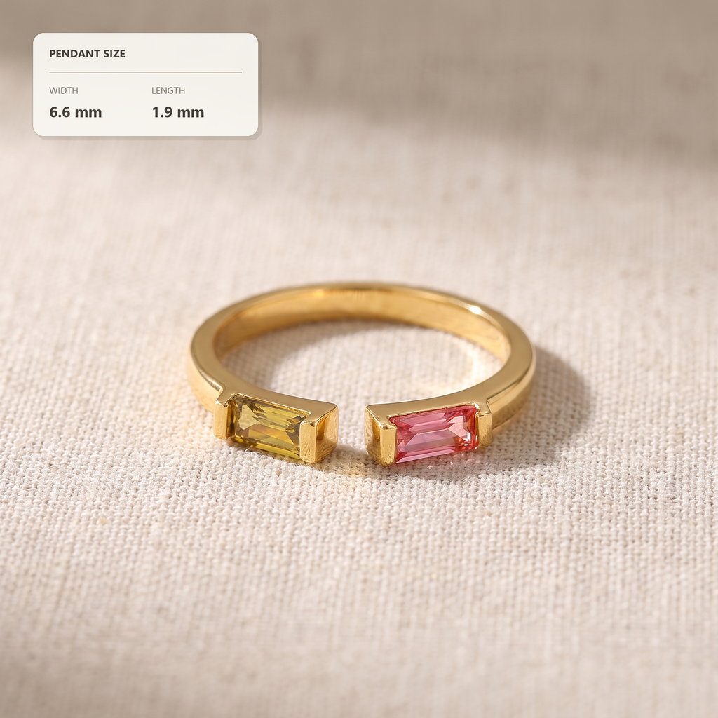 Two Birthstone Ring