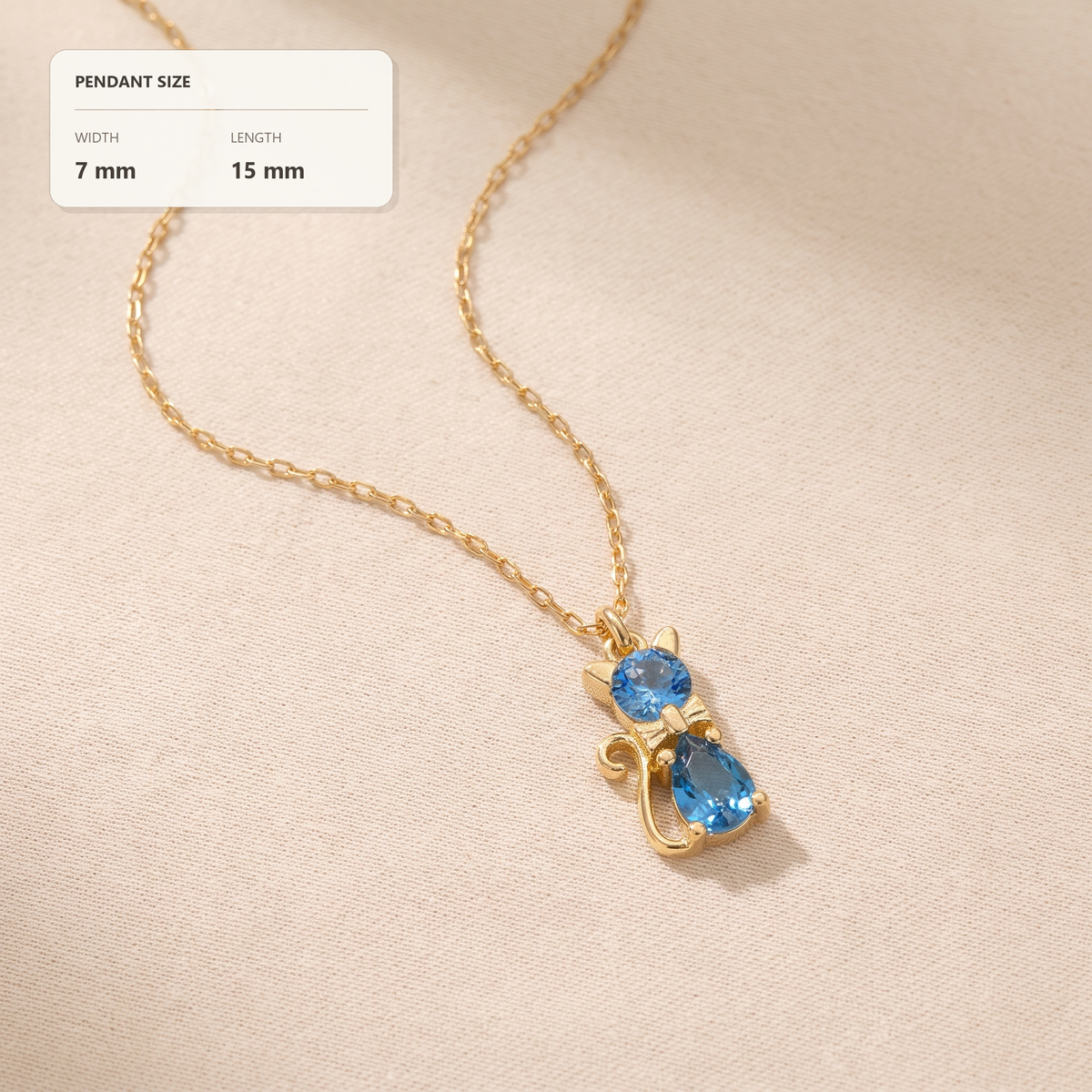 Bow Cat Necklace