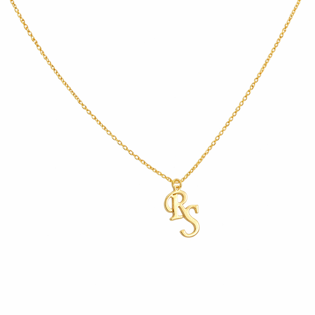 Interlocking Initials Necklace
