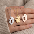 Baby Footprint Necklace