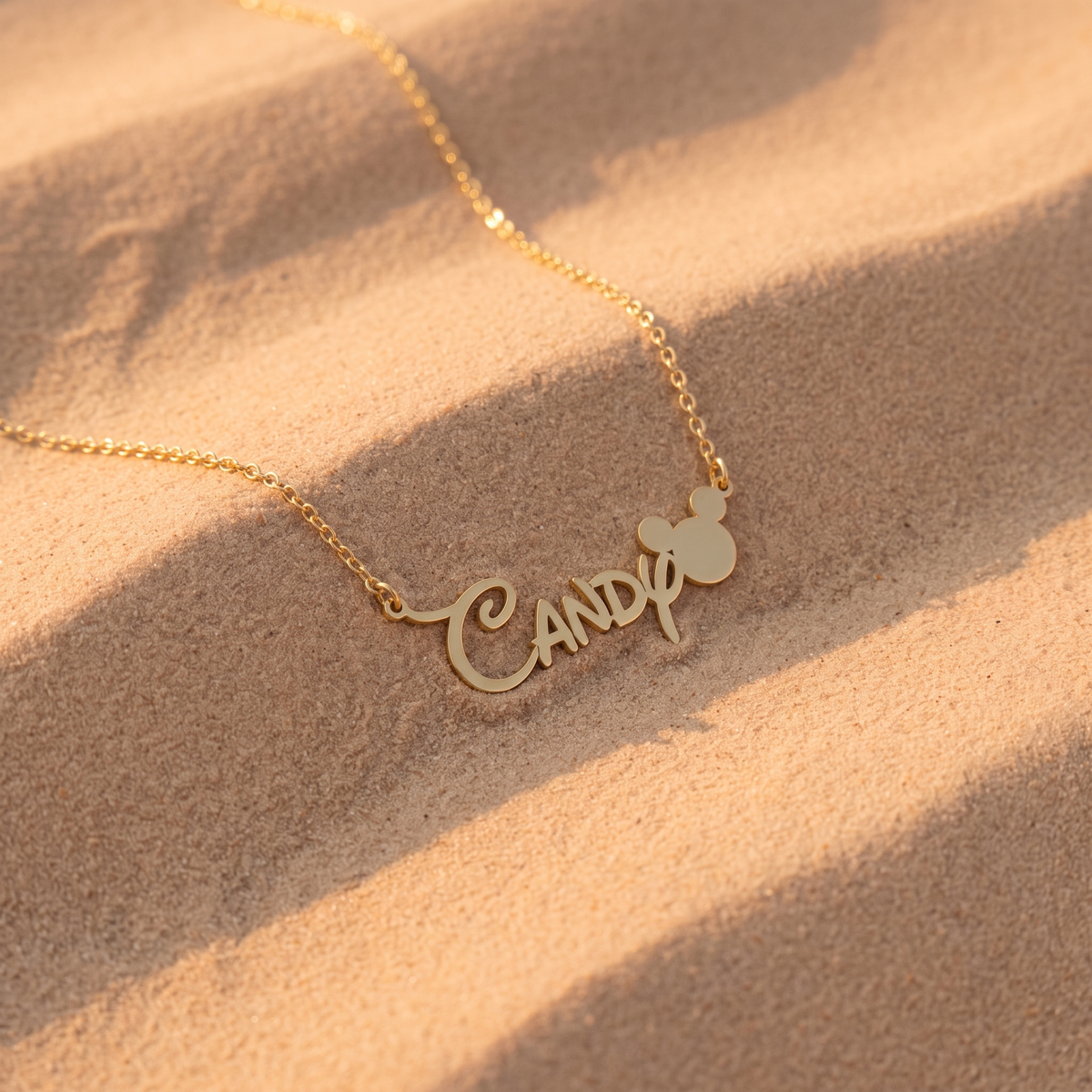 Mouse Ears Name Necklace