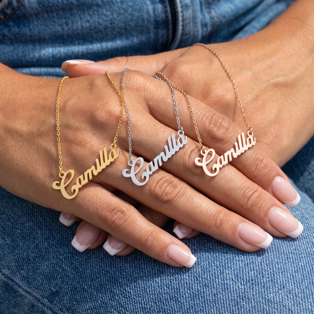 Script Name Necklace