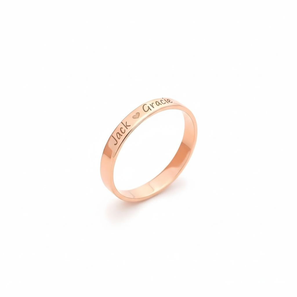 Couple Name Ring