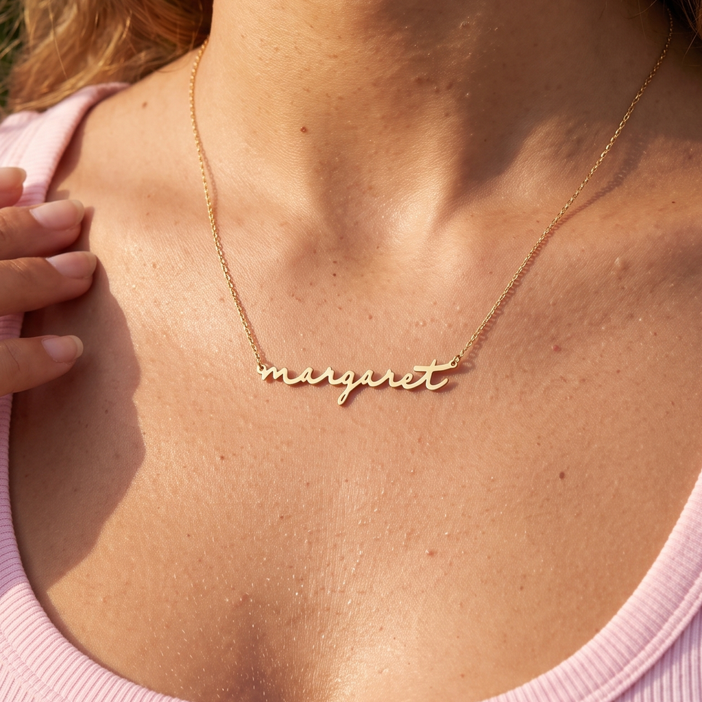 Lowercase Name Necklace