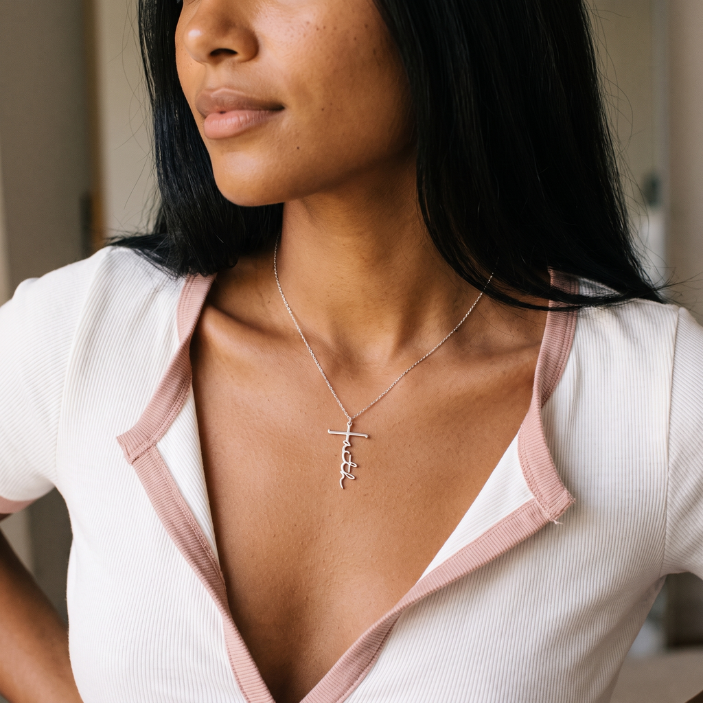 Faith Cross Necklace