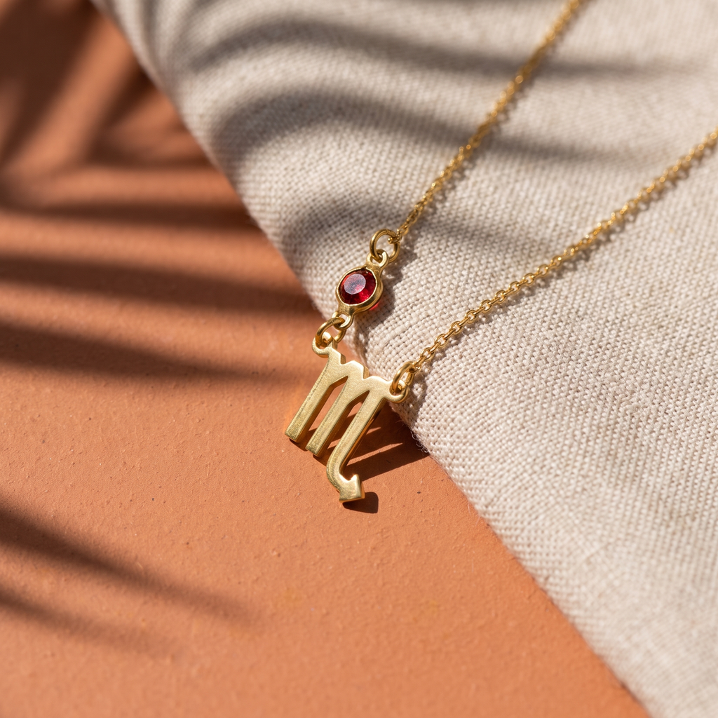 Zodiac Birthstone Necklace