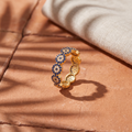 Evil Eye Eternity Ring