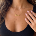 Name and Cross Necklace