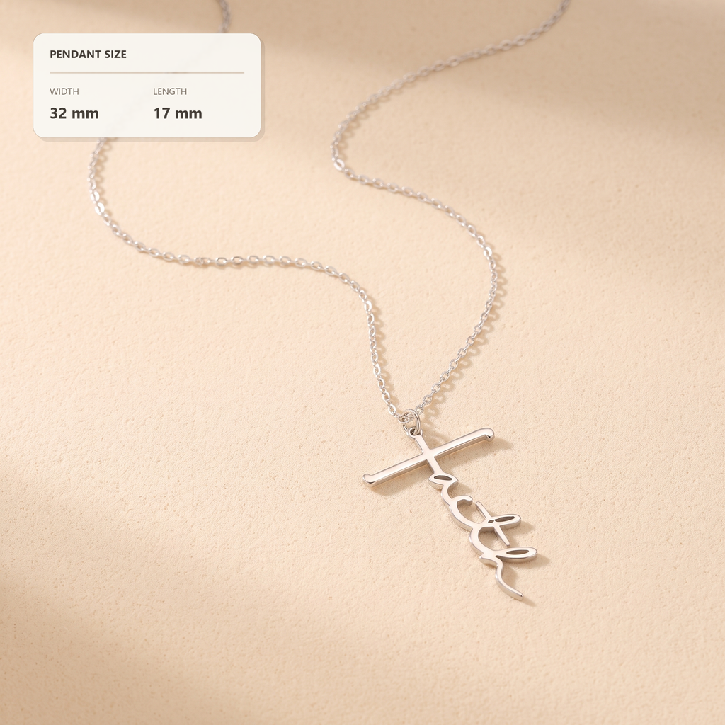 Faith Cross Necklace