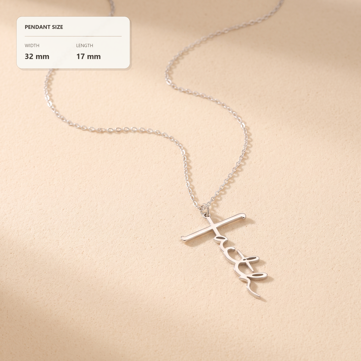 Faith Cross Necklace