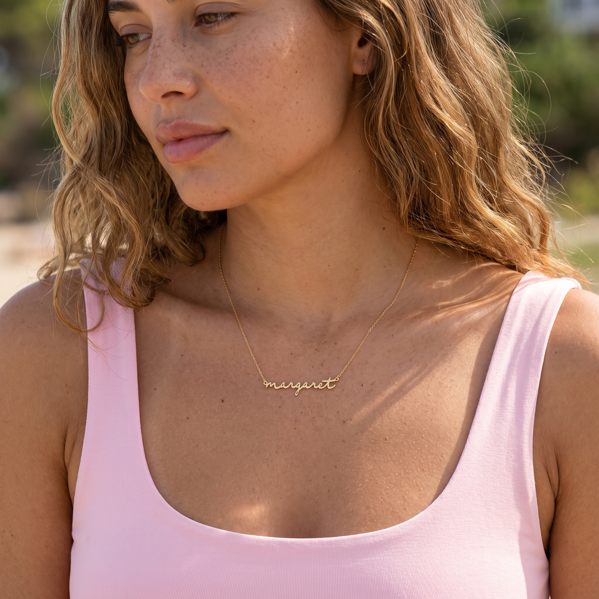 Lowercase Name Necklace
